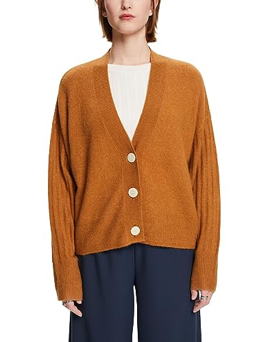 ESPRIT V-Ausschnitt-Cardigan aus Wollmix von ESPRIT