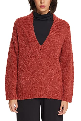 ESPRIT Damen 092ee1i301 Pullover, Terracotta, S EU von ESPRIT
