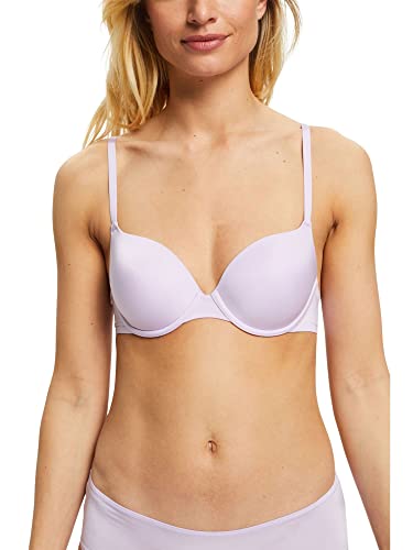 ESPRIT Damen Shiny Micro Fash Rcs Sexy Pad Gepolsterter BH, Violet, 75B von ESPRIT