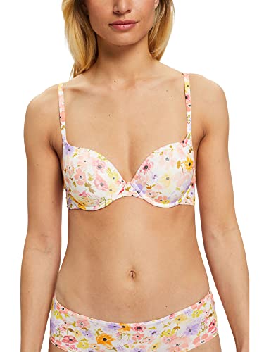 ESPRIT Damen Micro Print Rcs Sexy Pad Gepolsterter BH, Violet 3, 85B von ESPRIT