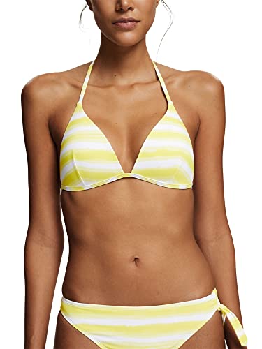 ESPRIT Damen Cabrillo Beach RCS p.Triangle Bikini, Bright Yellow 3, 40 von ESPRIT