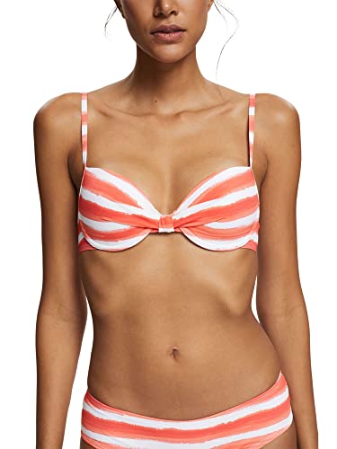 ESPRIT Damen Bikini Cabrillo Beach Rcs Pad.bra, Coral, 38 von ESPRIT