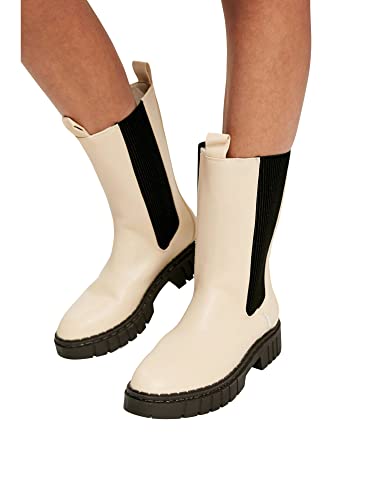 ESPRIT modischer Damen Fashion Boot, 270 Beige B, 40 EU von ESPRIT