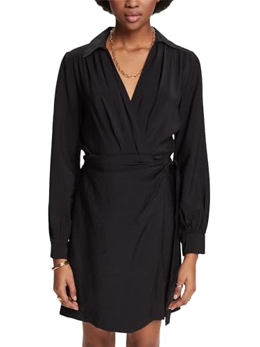 ESPRIT Damen 034ee1e323 Kleid, 001/Black, 40 von ESPRIT
