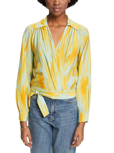 ESPRIT Damen 034ee1f309 Bluse, 320/Citrus Green, Large von ESPRIT