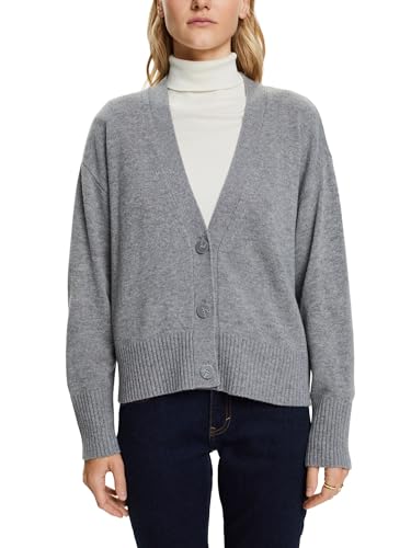 ESPRIT Wollcardigan mit V-Ausschnitt von ESPRIT