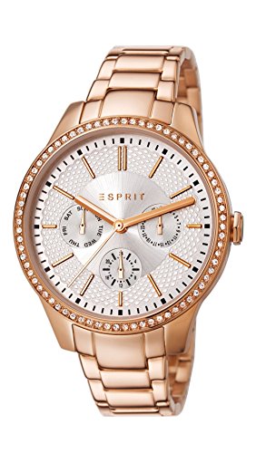 Esprit Damen-Armbanduhr Analog Quarz Edelstahl beschichtet ES107132005 von ESPRIT