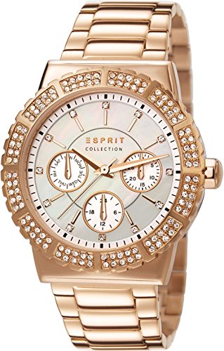 Esprit Damen-Armbanduhr Angelia Analog Quarz Edelstahl EL102062F05 von ESPRIT