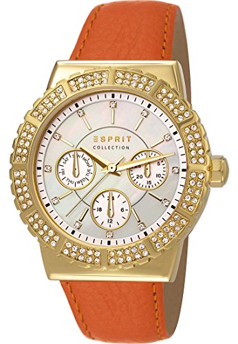 Esprit Damen-Armbanduhr Angelia Analog Quarz Leder EL102062F02 von Esprit