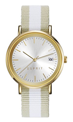 Esprit Damen Analog Quarz Uhr mit Nylon Armband ES108362002 Esprit Damen Analog Quarz Uhr mit Nylon Armband ES108362002 von Esprit