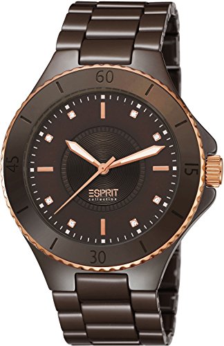 Esprit Damen-Armbanduhr Eirene Analog Quarz Keramik von ESPRIT