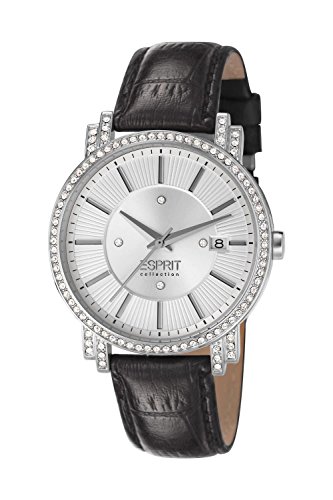 ESPRIT Damen-Armbanduhr TRITEIA Analog Quarz Leder EL101912F04 von ESPRIT