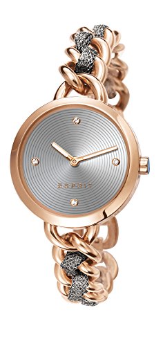 ESPRIT Damen-Armbanduhr XS Lily Analog Quarz Edelstahl beschichtet ES107952003 von ESPRIT