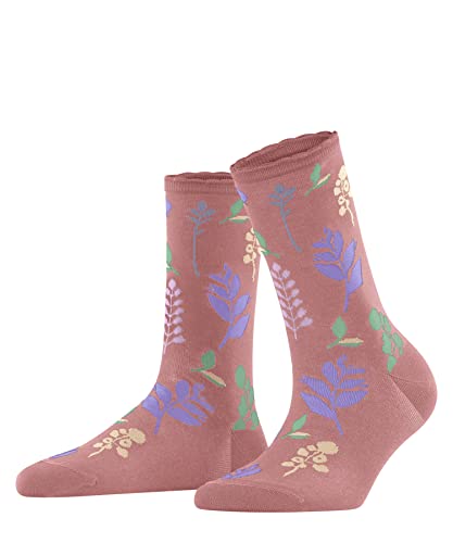 Esprit Damen Socken Autumn Fields, Baumwolle Lyocell, 1 Paar, Rosa (Wild Rose 8803), 35-38 von ESPRIT