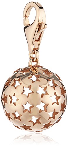 Esprit Damen-Charm 925 Sterling Silber Galaxy vergoldet, Rotgold ESCH91455C000 von ESPRIT