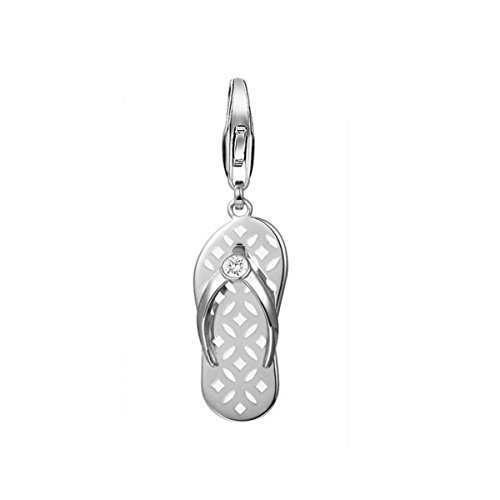 ESPRIT Damen-Charm 925 Sterling Silber rhodiniert Zirkonia ESCH91584A000 von ESPRIT