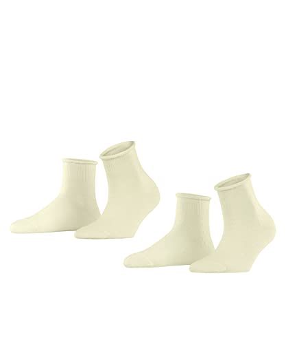 Esprit Damen Kurzsocken Cozy Dot 2-Pack, Schurwolle, 2 Paar, Weiß (Off-White 2010), 35-38 von ESPRIT