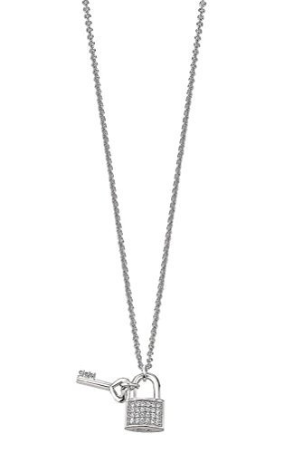 Esprit Damen-Halsband 925 Sterling Silber ESNL92218A420 von ESPRIT