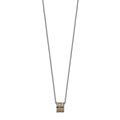 Esprit Damen-Kette Twist Two Tone Hou 925 Sterling Silber 40-43cm ESNL91857B400 von ESPRIT