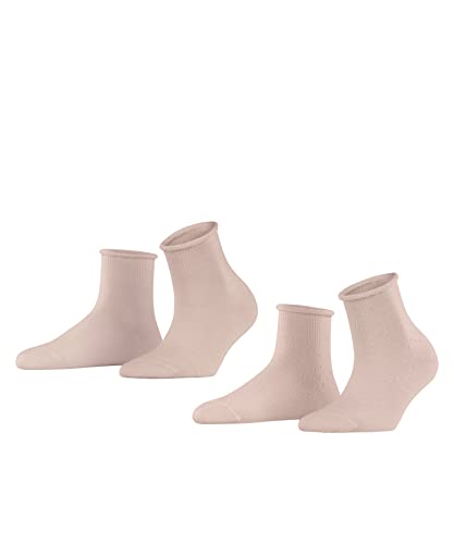 Esprit Damen Kurzsocken Cozy Dot 2-Pack, Schurwolle, 2 Paar, Rot (Peach Whip 8674), 39-42 von ESPRIT