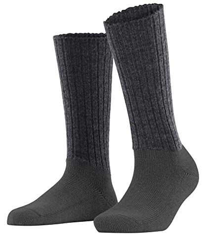 Esprit Damen Socken Long Boot, Nachhaltige Biologische Baumwolle Wolle, 1 Paar, Schwarz (Dark Rock 3093), 39-42 von ESPRIT