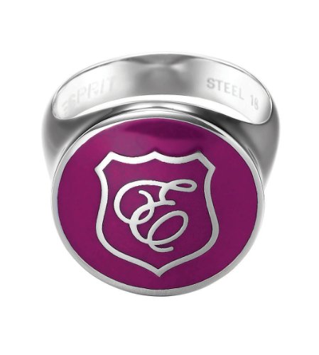 Esprit Damen-Ring Edelstahl E-Motion Pink Gr. 50 (15.9) ESRG11499B160 von ESPRIT