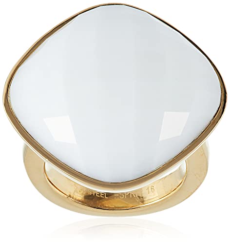 Esprit Damen-Ring Edelstahl rhodiniert Glas Glaskristall impressive white weiß von ESPRIT