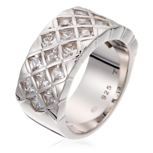 Esprit Damen-Ring Fenestra XL 925 Sterling Silber Gr. 53 (16.9) ESRG91471A170 von ESPRIT