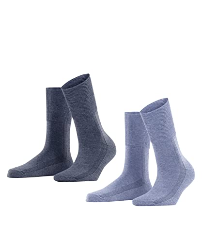 Esprit Damen Socken Easy Rib 2-Pack, Baumwolle Lyocell, 2 Paar, Mehrfarbig (Sortiment 30), 39-42 von ESPRIT