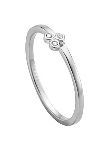 Esprit ESRG00531317 Damen Ring Play Silber Weiß Zirkonia 16,9 mm Größe 53 von ESPRIT