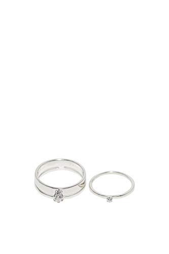 Esprit ESSE00351118 Damen Ring Silber weiß Zirkonia 17,8 mm Größe 56 von ESPRIT