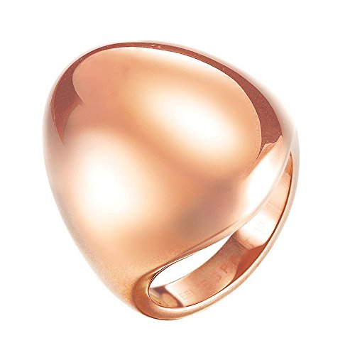 Esprit Fashion Damen-Ring ES-PROMINENT ROSE Edelstahl rhodiniert Gr. 60 (19.1) - ESRG12810C190 von ESPRIT