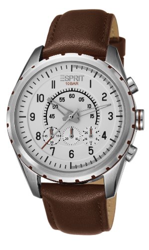 Esprit Herren-Armbanduhr Analog Quarz Leder ES105351002 von Esprit