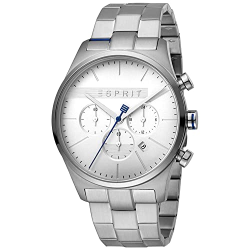 ESPRIT Herren Chronograph Quarz Uhr mit Edelstahl Armband ES1G053M0045 von ESPRIT