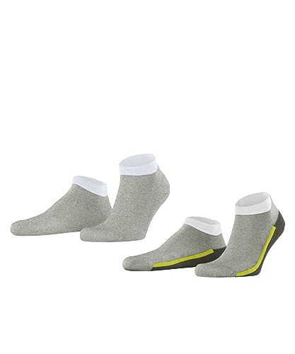 ESPRIT Herren Socken Sporty Mesh 2-Pack, Biologische Baumwolle, 2 Paar, Grau (Storm Grey 3820), 39-42 von ESPRIT