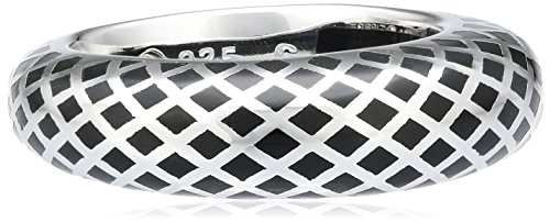 Esprit Jewels Damen-Ring Lattice black 925 Sterlingsilber 17 S.ESRG91919A170 von ESPRIT