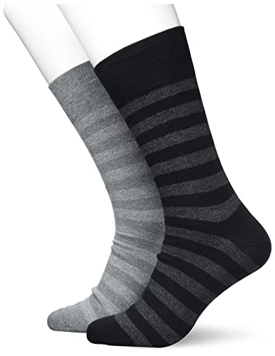 Esprit Socken Mesh Stripe 2-Pack Biologische Baumwolle Herren halbhoch mit Muster gestreift 2 Paar von ESPRIT