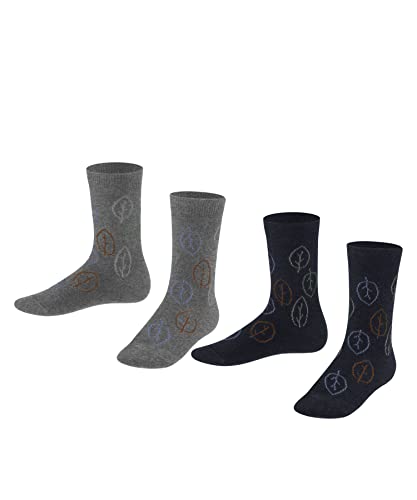 Esprit Unisex Kinder Socken Forest 2-Pack, Lyocell, 2 Paar, Mehrfarbig (Sortiment 20), 35-38 von ESPRIT
