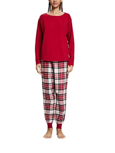 ESPRIT Pyjamaset Damen,Red 3,M von ESPRIT