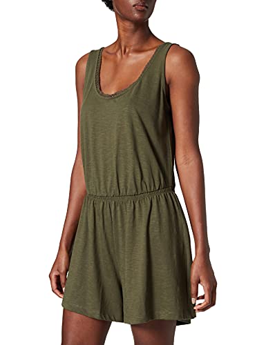 edc by ESPRIT Damen Overalls 051cc1l301, 350/KHAKI GREEN, XL von ESPRIT