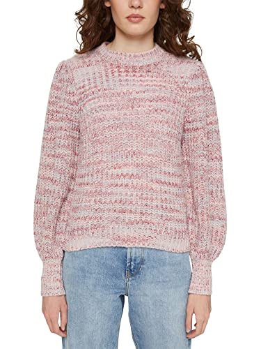 ESPRIT Damen 101CC1I302 Pullover, 624/GARNET RED 5, L von ESPRIT