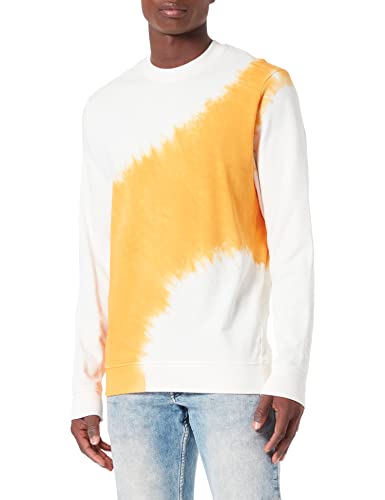 edc by ESPRIT Herren 052cc2j301 Sweatshirt, 730/Sunflower Yellow, M EU von ESPRIT