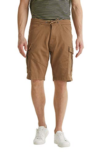 edc by ESPRIT Herren Shorts 040cc2c309, 230/Camel, 32 von ESPRIT