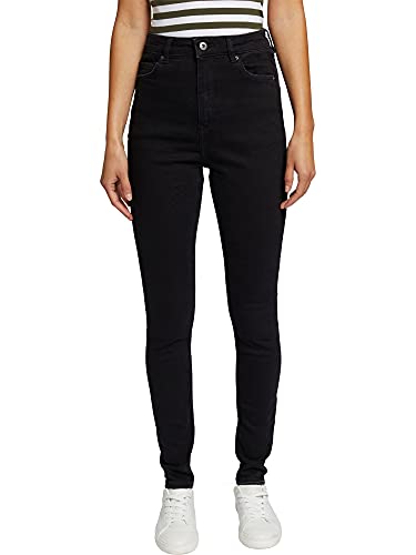 edc by Esprit Damen 990CC1B304 Jeans, 911/BLACK Dark WASH, 25/30 von ESPRIT