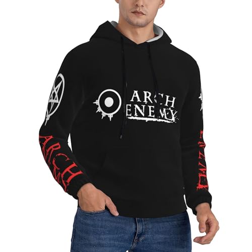 Arch Herren Enemy Schwarz Kapuzenpullover Pullover Hoodie Langarm Sweatshirt Kapuze Für Männer Bekleidung Merch Tops von ESPRY