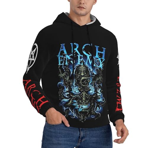 Arch Herren Enemy Schwarz Kapuzenpullover Pullover Hoodie Langarm Sweatshirt Kapuze Für Männer Bekleidung Merch Tops von ESPRY