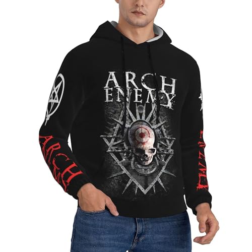 Arch Herren Enemy Schwarz Kapuzenpullover Pullover Hoodie Langarm Sweatshirt Kapuze Für Männer Bekleidung Merch Tops von ESPRY