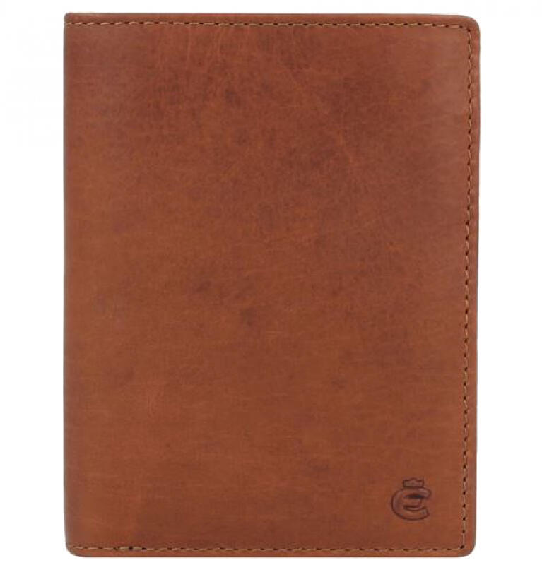 ESQUIRE - Esquire Dallas Kombibörse echt Leder braun Braun von ESQUIRE