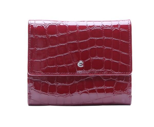 ESQUIRE - Esquire Geldbörse 13CC Nizza 73 Lackleder, Rot von ESQUIRE