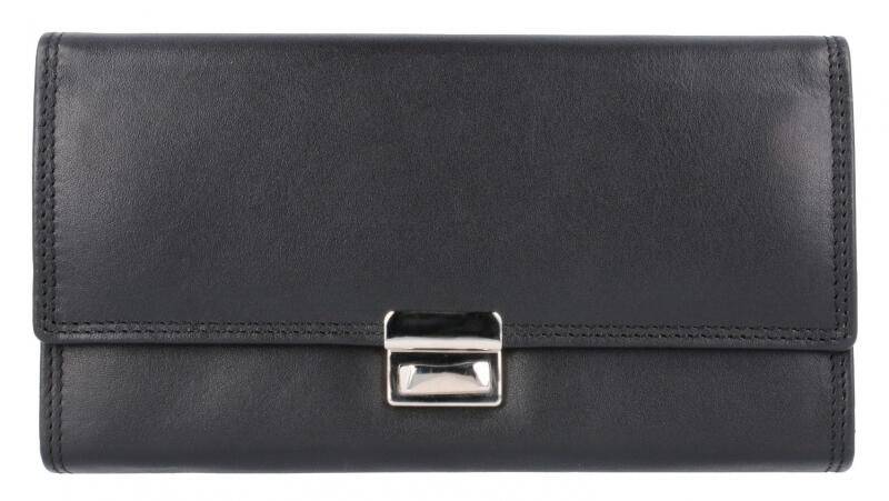 ESQUIRE - Esquire Kellnerbörse Eco echt Rindleder schwarz Schwarz von ESQUIRE